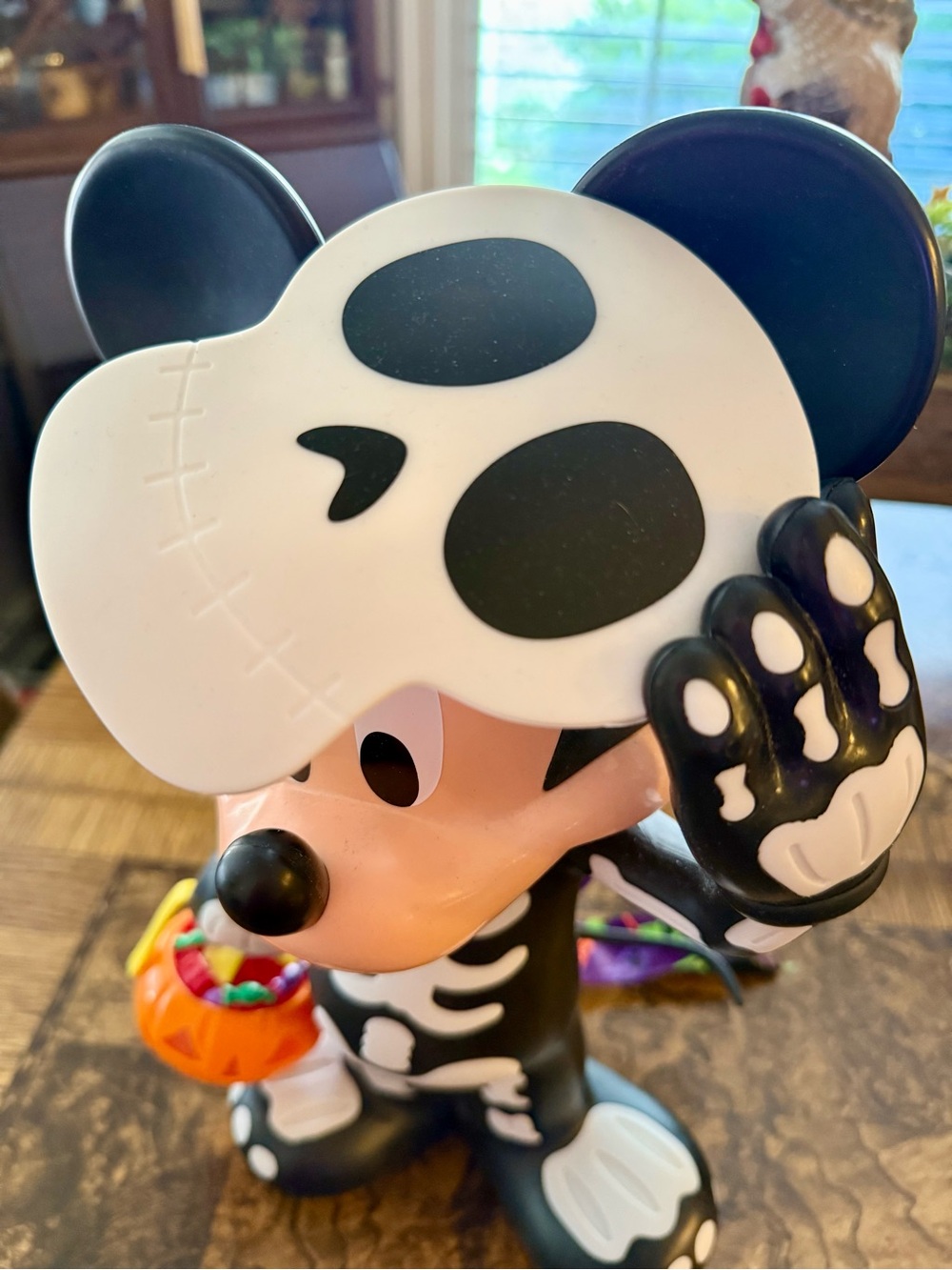 Disney Parks 2023 Mickey Mouse Skeleton Halloween Popcorn Bucket - never used - Picture 3 of 8